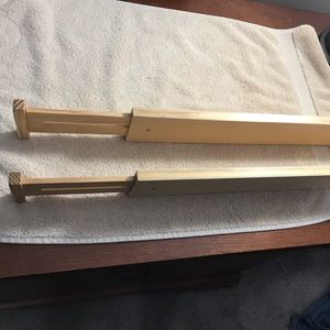 Solid Wood Drawer Separators (Set of 2)